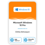 Microsoft Windows 10 Pro - Online Aktivasyon