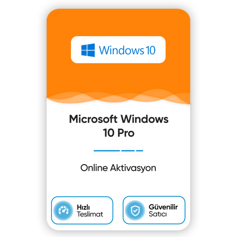 microsoft windows 10 pro online aktivasyon