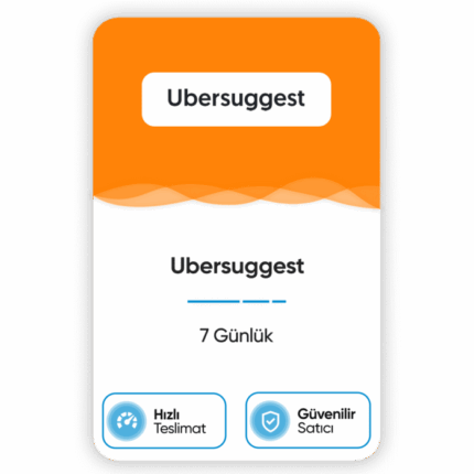 Ubersuggest - 7 Günlük